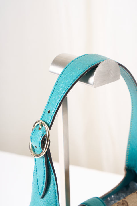 Gucci Jackie GG Canvas Mini Brown Shoulder Bag