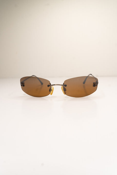 Chanel Brown Bayoneta Sunglasses