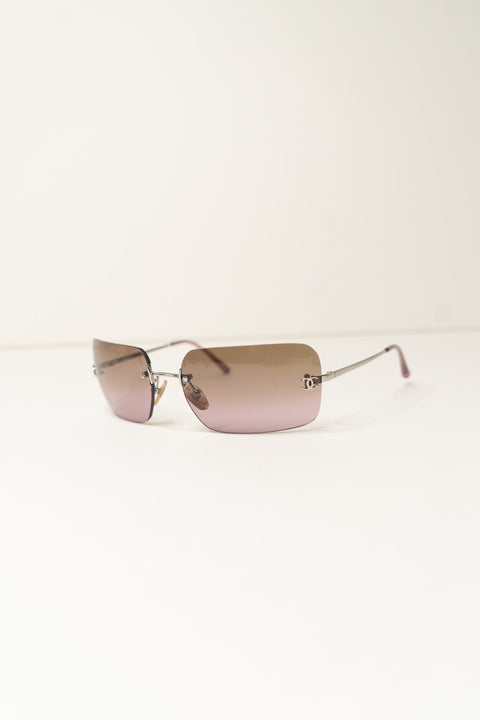 Chanel Pink Degraded Sunglasses