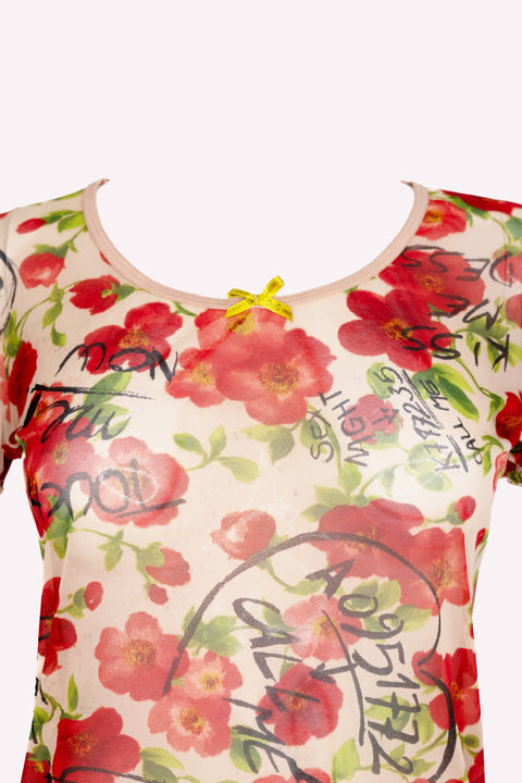 Dolce&Gabbana Mesh Coquelicot
