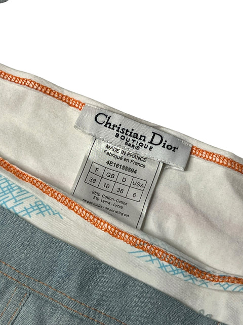 Christian Dior S/S 2002 Cartoon Tank Top