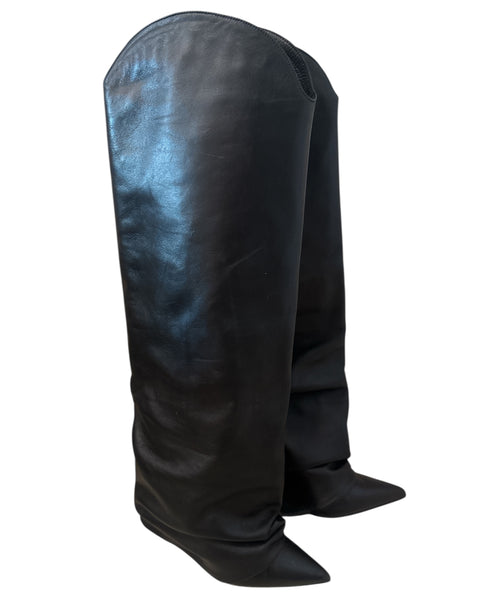 Le Silla Leather Boots Black