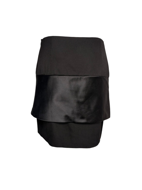Moschino Couture Black Layered Skirt