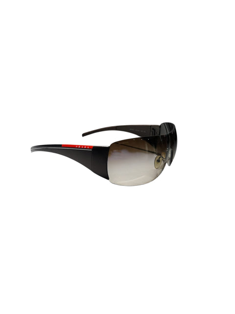 Prada Mask Brown and Red Sunglasses