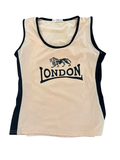 Flying Black&Beige Tank Top