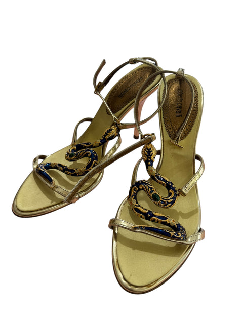 Roberto Cavalli Snake Jewelry Heels