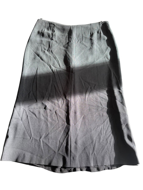MaxMara Black Fluid Skirt
