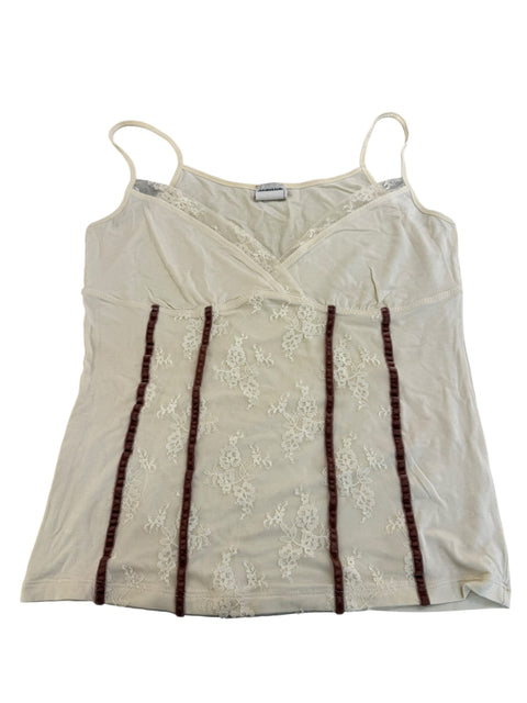 Intimissimi Ecru Lace Corset Effet Top