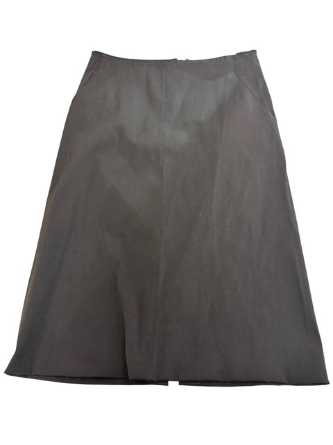 Artigli Black Mid Simple Skirt