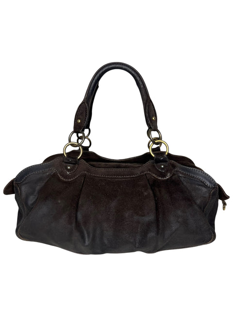 Miu Miu Brown Suede Shoulder Bag
