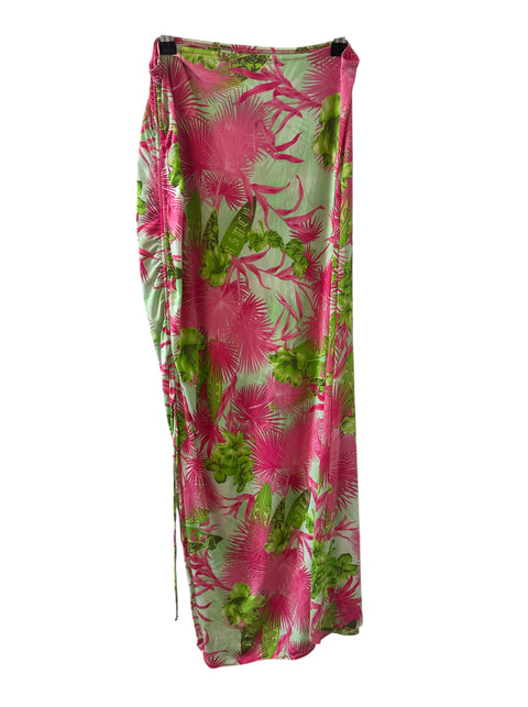 Versace Tropical Long Skirt