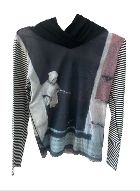 Cop Copine Hooded Top