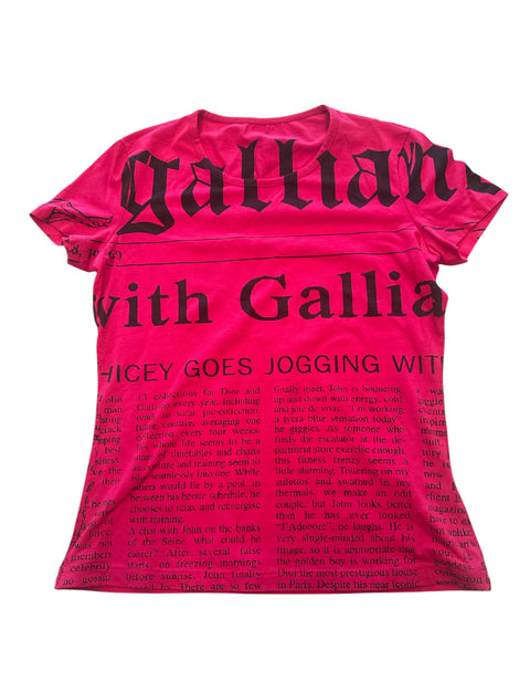 Galliano Fuchsia Top