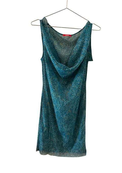 LIU Dress Mesh Blue