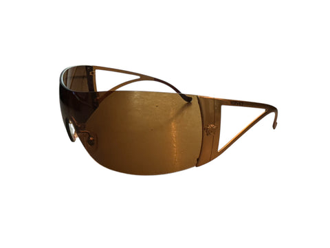 Versace Brown Mask Sunglasses
