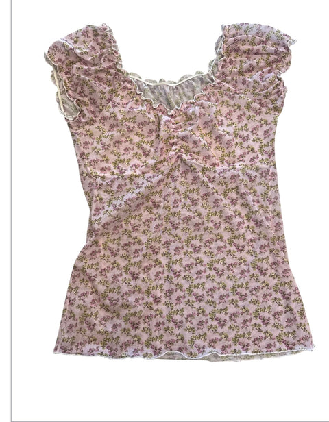 Vintage Flowers Top