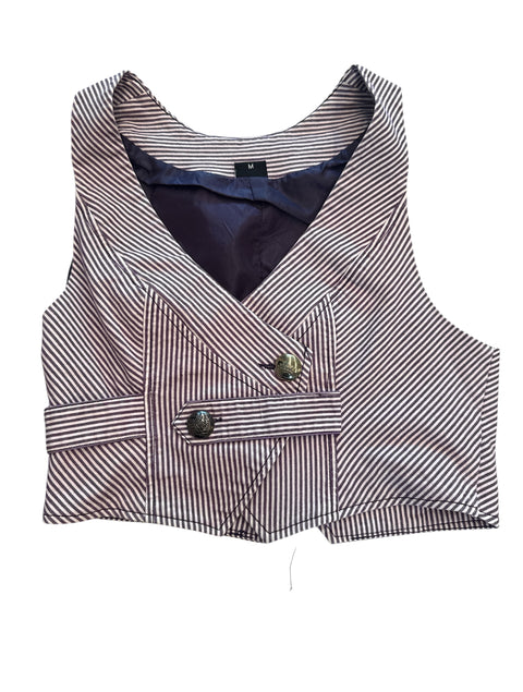 Vintage Suit Striped Vest