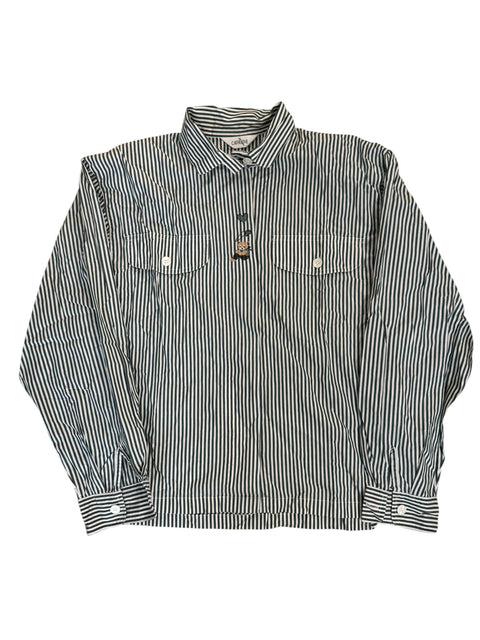 Catherine White Green Strips Shirt