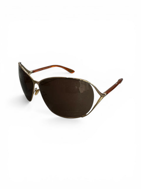 Tom Ford Gold & Orange Temples Sunglasses