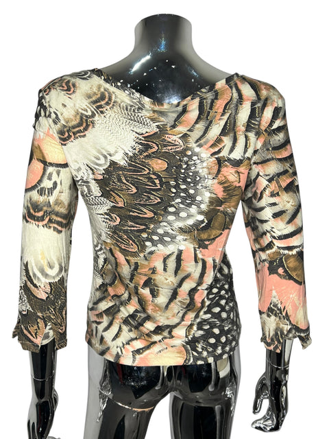 Roberto Cavalli Animal Print Top