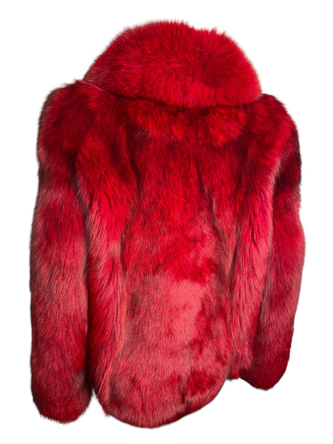 Vintage Red Crop Fox Fur