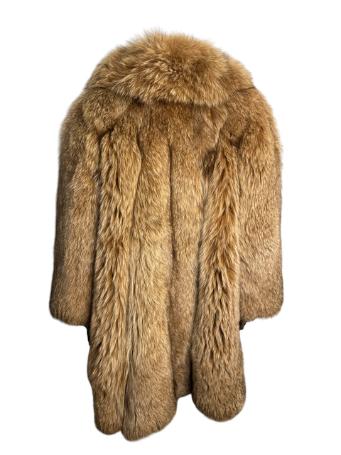 Vintage Camel Long Fox Fur