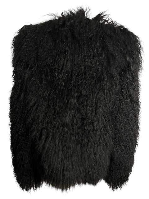Sagafur Black Crop Mongolian Fur n°2