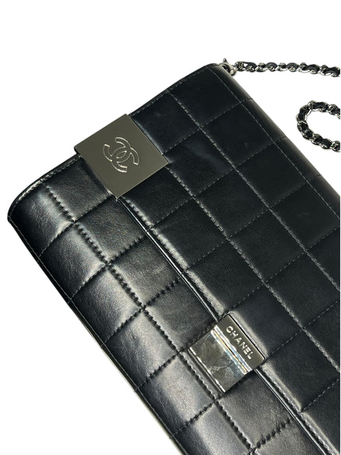 Chanel Chocolate Bar 2001/02 Black Leather Bag