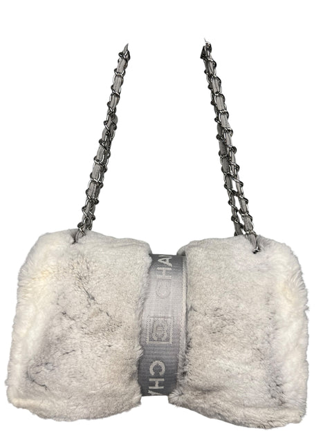 Chanel Sport Line White Fur Circa 2005/06 Bag