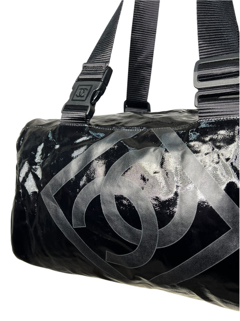 Chanel Black Canvas Sports FW07 Bag