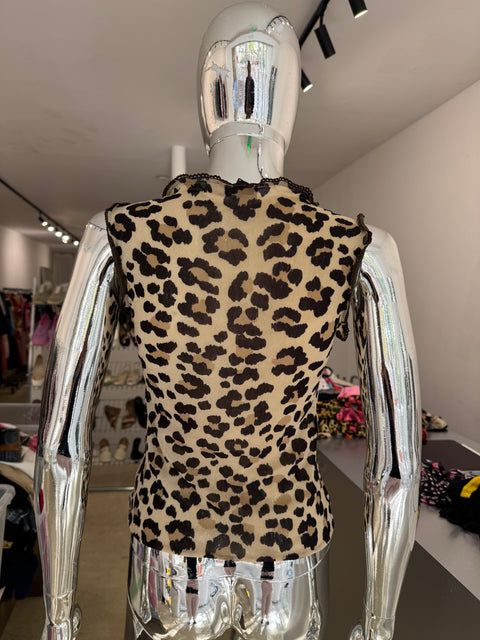 Moschino Jeans Cheetah Print Set