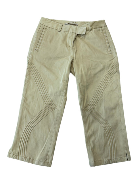 Roberto Cavalli beige Capri Jeans