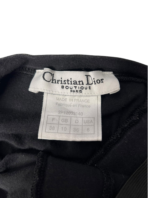 Christian Dior SS05 Black Graphic Print Tank Top
