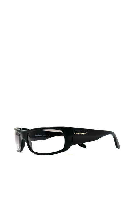 Salvadore Ferragamo Matte Black Sporty Sunglasses