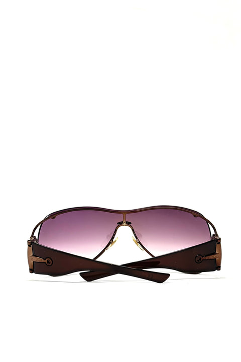 Gucci Curved Mask Sunglasses