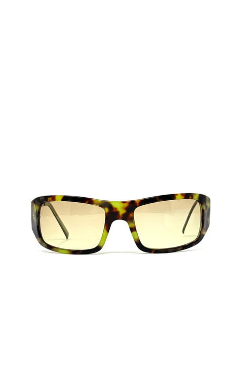 Emporio Armani Green and Brown Turtle Sunglasses