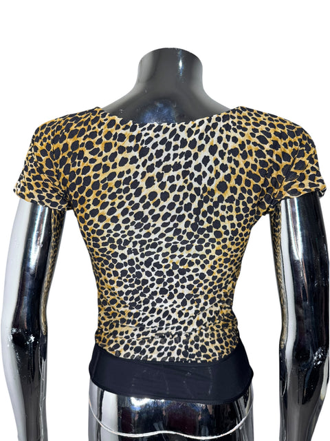 Dolce & Gabbana Leopard Mesh T-shirt