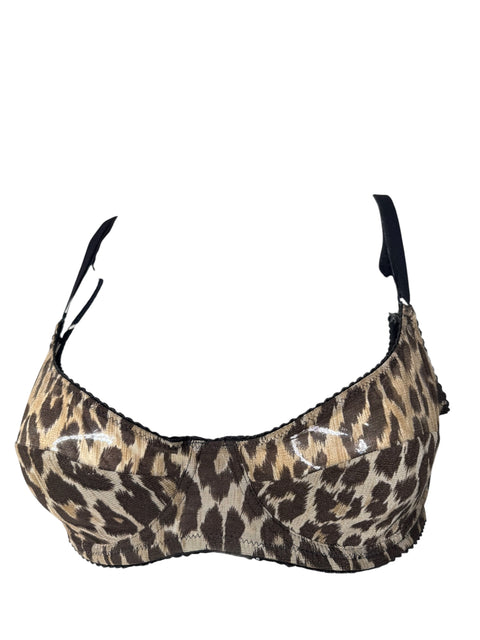 Dolce & Gabbana Leopard Print Mesh Set