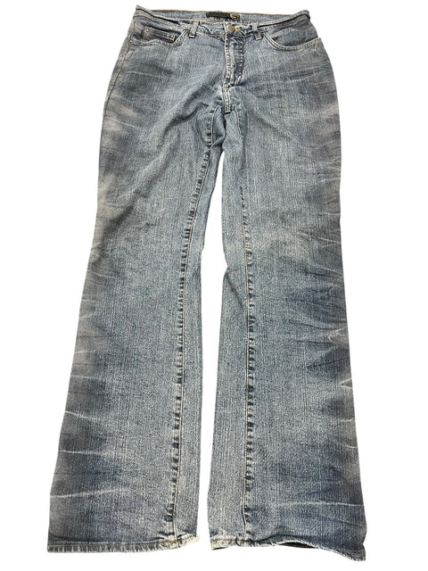 Just Cavalli Blue Tie-Dye Denim Jeans