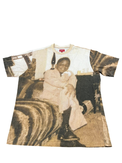 Supreme Brown Print Oversize T-Shirt