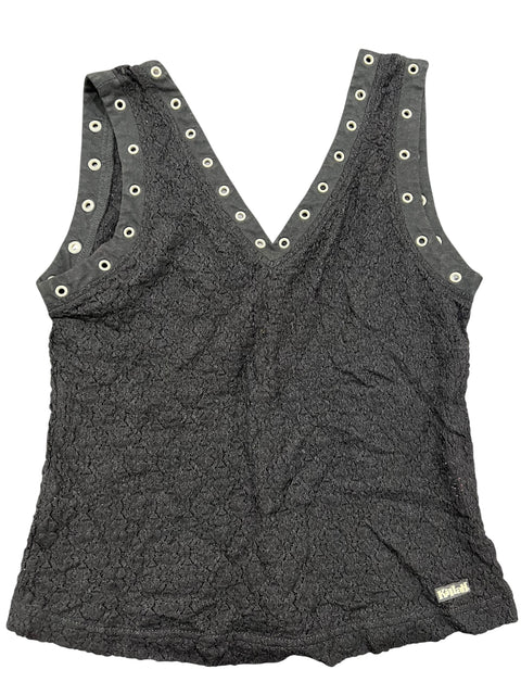Killatt Black Lace Nail Tank Top