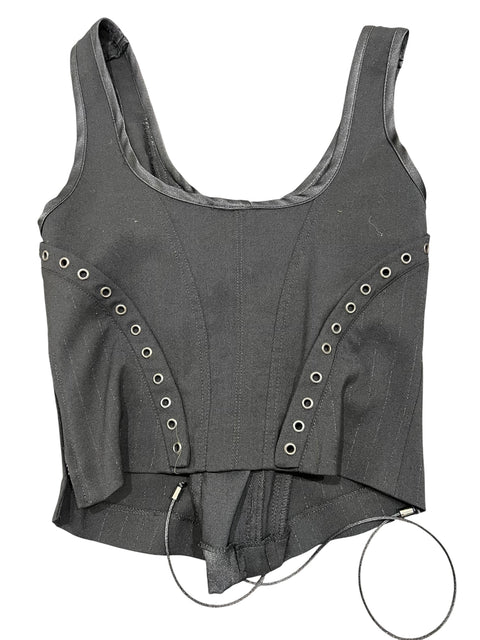 ZNJ Black Multi Lace Corset
