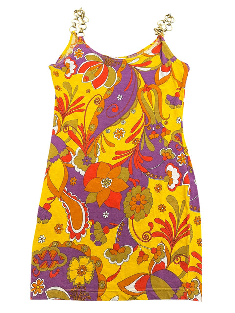 Alexander&C Orange Metal Strap Dress