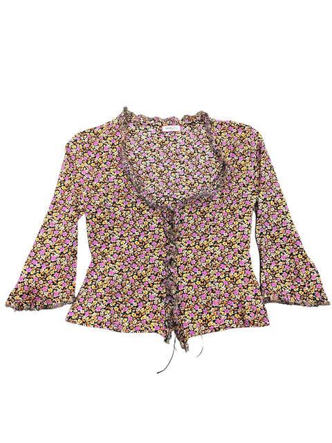 Max&Co Pink Flower Print Blouse