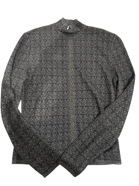 Gianfranco Ferre Black Strass Long Sleeve