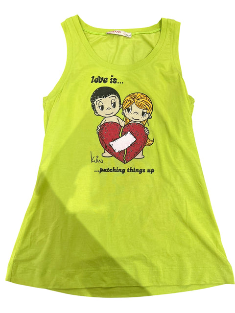 Liu Jeans Green Diamond Tank Top
