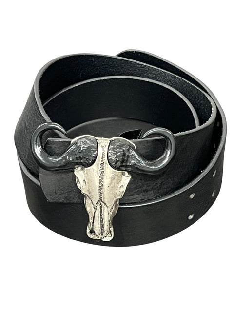 Roberto Cavalli Silver Buffalo Belt