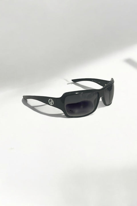 Armani Black Pearl Logo Sunglasses