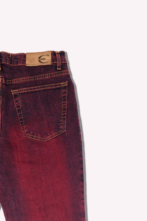 Just Cavalli Burgundry Jeans