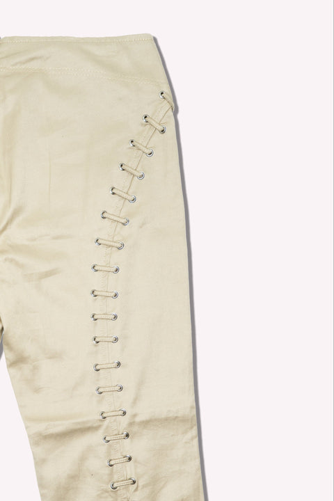 Gianfranco Ferre Laced Beige Pants